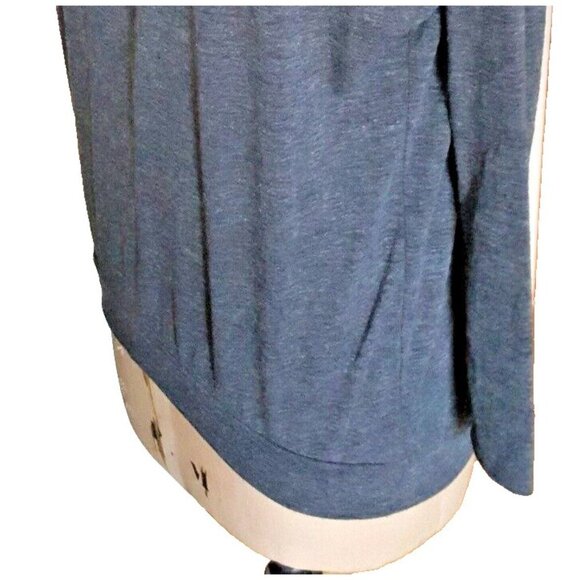 Aritzia Wlfred Free oversized V neck pullover tunic blouse sweater top gray S - Picture 5 of 10